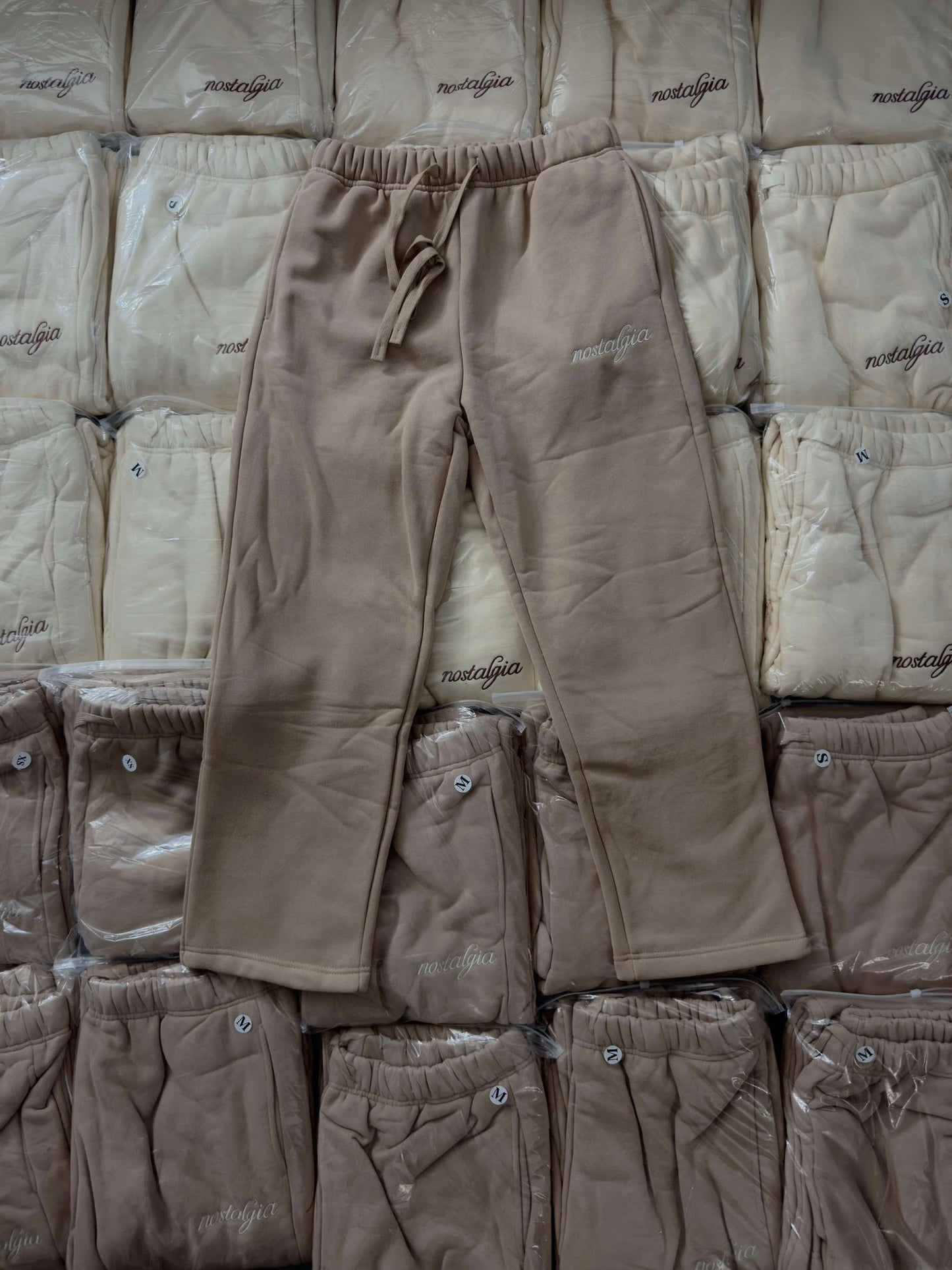 nostalgia sweatpants coffee