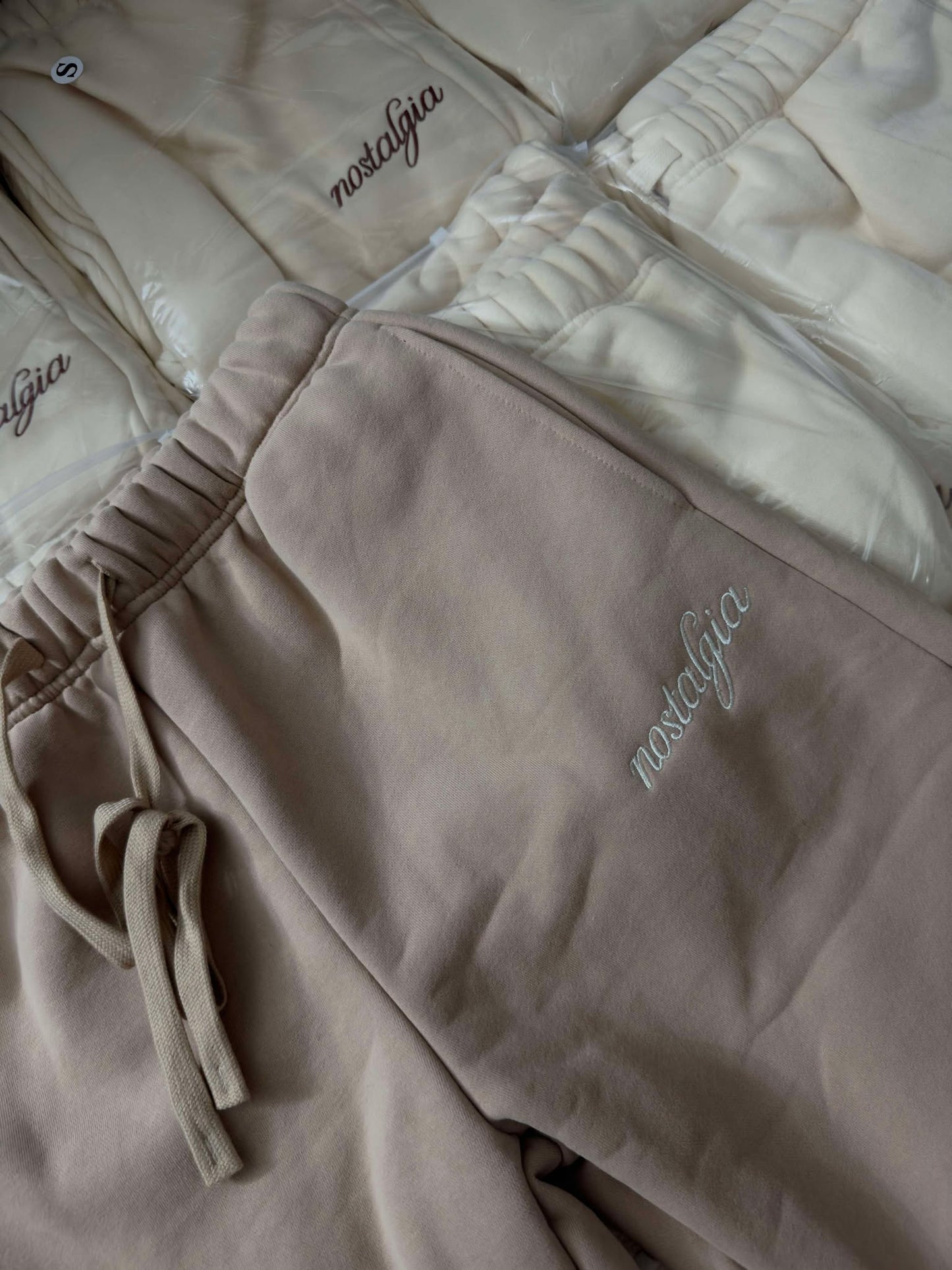 nostalgia sweatpants coffee