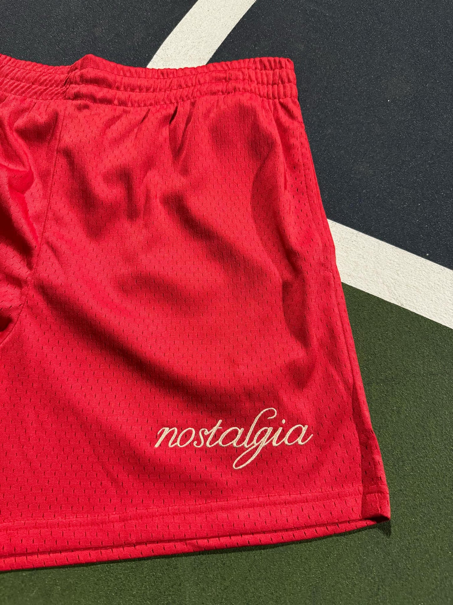 Nostalgia Red Philippines Country Flag Mesh Shorts