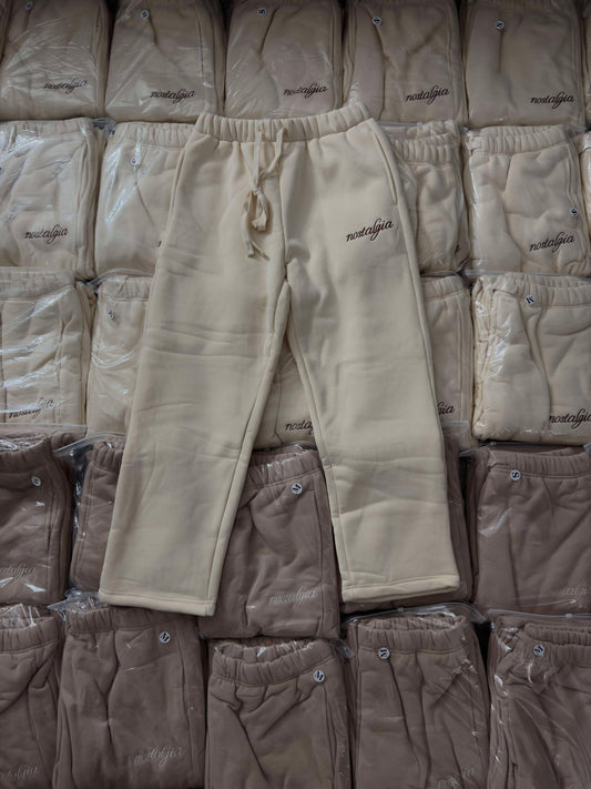 nostalgia sweatpants cream