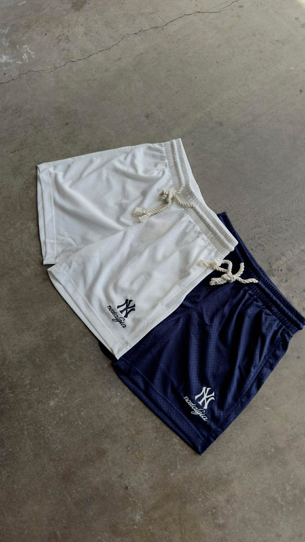 NY “yankees” nostalgia mesh shorts