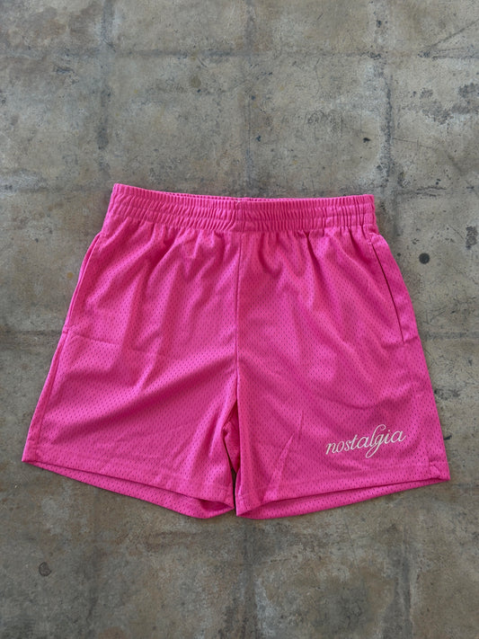 Nostalgia Basic Logo Mesh Shorts